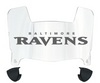 Baltimore Ravens Mini Football Helmet Visor Shield w/ Clips - PICK VISOR & LOGO COLOR