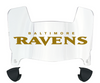 Baltimore Ravens Mini Football Helmet Visor Shield w/ Clips - PICK VISOR & LOGO COLOR