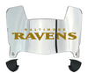 Baltimore Ravens Mini Football Helmet Visor Shield w/ Clips - PICK VISOR & LOGO COLOR