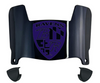 Baltimore Ravens Mini Football Helmet Visor Shield w/ Clips - PICK VISOR & LOGO COLOR