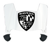 Baltimore Ravens Mini Football Helmet Visor Shield w/ Clips - PICK VISOR & LOGO COLOR