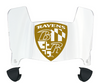 Baltimore Ravens Mini Football Helmet Visor Shield w/ Clips - PICK VISOR & LOGO COLOR