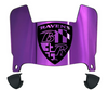 Baltimore Ravens Mini Football Helmet Visor Shield w/ Clips - PICK VISOR & LOGO COLOR