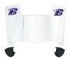 Baltimore Ravens Mini Football Helmet Visor Shield w/ Clips - PICK VISOR & LOGO COLOR