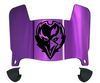 Baltimore Ravens Mini Football Helmet Visor Shield w/ Clips - PICK VISOR & LOGO COLOR