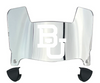 Baylor Bears Mini Football Helmet Visor Shield w/ Clips - PICK VISOR & LOGO COLOR