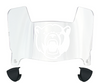 Baylor Bears Mini Football Helmet Visor Shield w/ Clips - PICK VISOR & LOGO COLOR