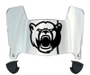 Baylor Bears Mini Football Helmet Visor Shield w/ Clips - PICK VISOR & LOGO COLOR