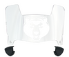 Baylor Bears Mini Football Helmet Visor Shield w/ Clips - PICK VISOR & LOGO COLOR