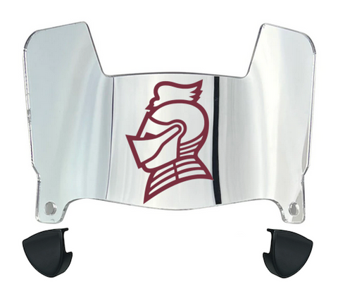 Bellarmine Knights Mini Football Helmet Visor Shield w/ Clips - PICK VISOR & LOGO COLOR