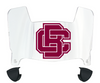 Bethune Cookman Wildcats Mini Football Helmet Visor Shield w/ Clips - PICK VISOR & LOGO COLOR