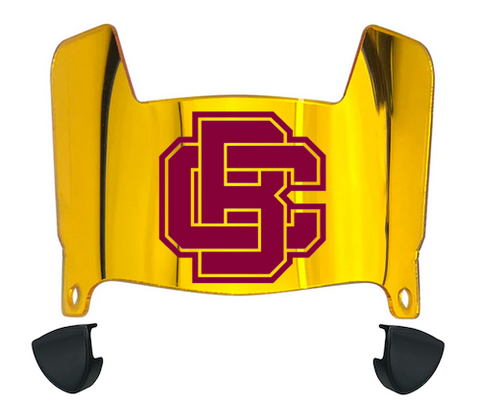 Bethune Cookman Wildcats Mini Football Helmet Visor Shield w/ Clips - PICK VISOR & LOGO COLOR