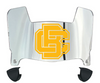 Bethune Cookman Wildcats Mini Football Helmet Visor Shield w/ Clips - PICK VISOR & LOGO COLOR