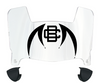 Bethune Cookman Wildcats Mini Football Helmet Visor Shield w/ Clips - PICK VISOR & LOGO COLOR