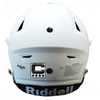 Black 3D Football Helmet Bumper Captain Patch Jersey C Style - Perfect for Adult & Youth Full Size Football Helmets