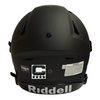 Black 3D Football Helmet Bumper Captain Patch Jersey C Style - Perfect for Adult & Youth Full Size Football Helmets