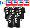 USA Flag Stars & Stripes Captain C w/ Stars Thermal Iron On - Football Jersey Patch Style Premium DTF Iron On