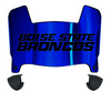 Boise State Broncos Mini Football Helmet Visor Shield w/ Clips - PICK VISOR & LOGO COLOR