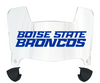 Boise State Broncos Mini Football Helmet Visor Shield w/ Clips - PICK VISOR & LOGO COLOR
