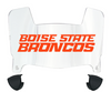 Boise State Broncos Mini Football Helmet Visor Shield w/ Clips - PICK VISOR & LOGO COLOR