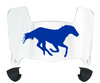 Boise State Broncos Mini Football Helmet Visor Shield w/ Clips - PICK VISOR & LOGO COLOR