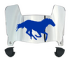 Boise State Broncos Mini Football Helmet Visor Shield w/ Clips - PICK VISOR & LOGO COLOR