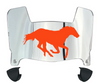 Boise State Broncos Mini Football Helmet Visor Shield w/ Clips - PICK VISOR & LOGO COLOR