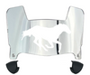 Boise State Broncos Mini Football Helmet Visor Shield w/ Clips - PICK VISOR & LOGO COLOR