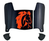 Boise State Broncos Mini Football Helmet Visor Shield w/ Clips - PICK VISOR & LOGO COLOR
