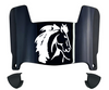 Boise State Broncos Mini Football Helmet Visor Shield w/ Clips - PICK VISOR & LOGO COLOR
