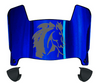 Boise State Broncos Mini Football Helmet Visor Shield w/ Clips - PICK VISOR & LOGO COLOR