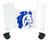 Boise State Broncos Mini Football Helmet Visor Shield w/ Clips - PICK VISOR & LOGO COLOR