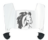 Boise State Broncos Mini Football Helmet Visor Shield w/ Clips - PICK VISOR & LOGO COLOR