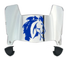 Boise State Broncos Mini Football Helmet Visor Shield w/ Clips - PICK VISOR & LOGO COLOR