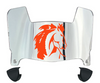 Boise State Broncos Mini Football Helmet Visor Shield w/ Clips - PICK VISOR & LOGO COLOR