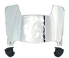 Boise State Broncos Mini Football Helmet Visor Shield w/ Clips - PICK VISOR & LOGO COLOR