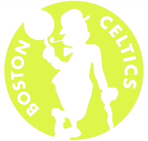 Boston Celtics Fluorescent Neon Premium DieCut Vinyl Decal PICK COLOR & SIZE