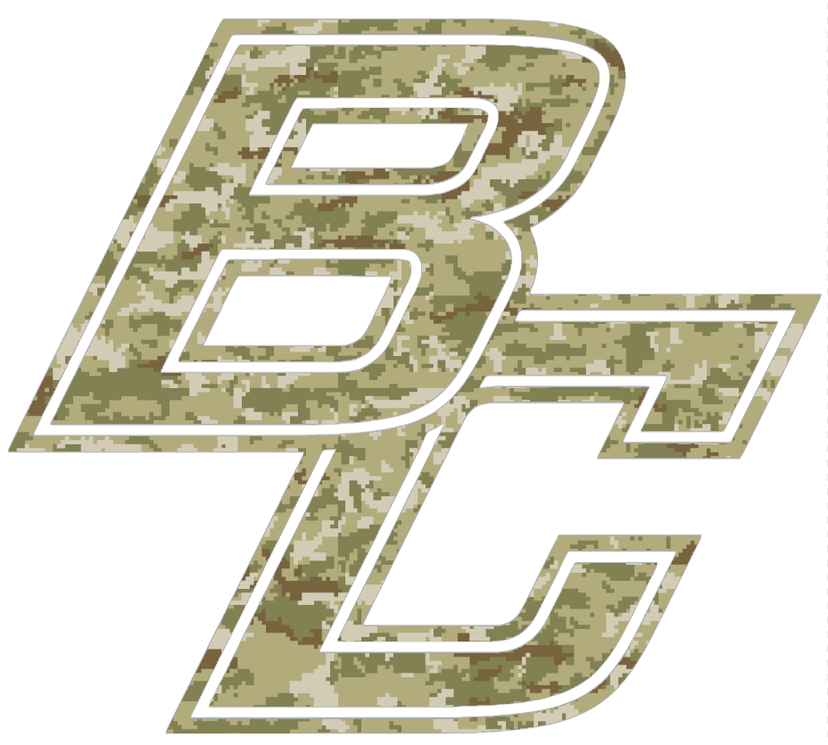 Boston College Eagles BC Logo Salute to Service Camouflage Camo Vinyl Decal PICK SIZE
