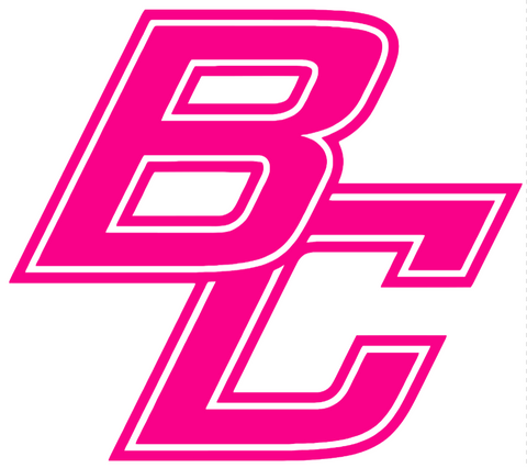 Boston College Eagles Hot Pink BC Logo Premium DieCut Vinyl Decal PICK SIZE