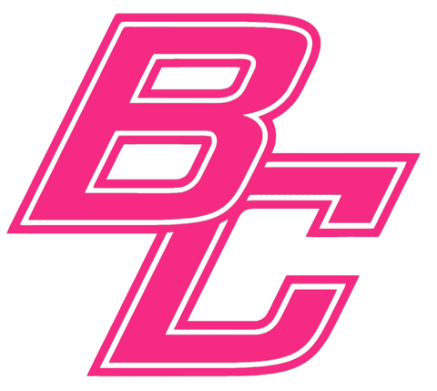 Boston College Eagles HOT PINK BC Logo Premium DieCut Vinyl Decal PICK SIZE