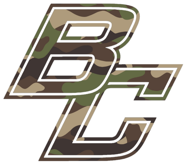 Boston College Eagles Woodland Camo Camouflage BC Logo Premium DieCut Vinyl Decal PICK SIZE