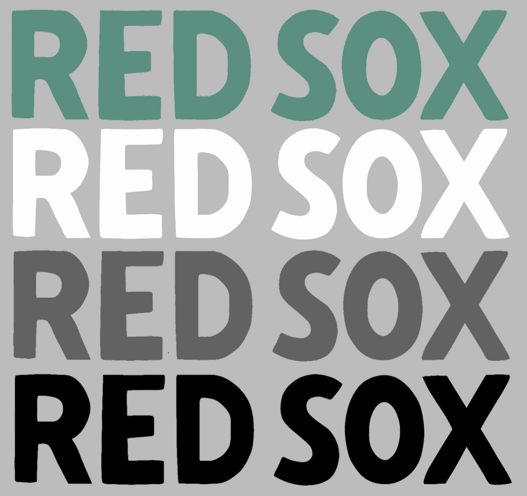 Boston Red Sox City Connect 2.0 Team Name Logo Premium DieCut Vinyl Decal PICK COLOR & SIZE