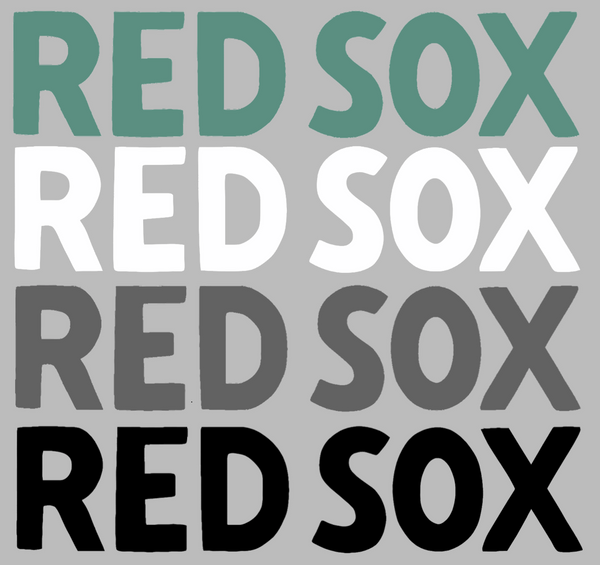 Boston Red Sox City Connect 2.0 Team Name Logo Premium DieCut Vinyl Decal PICK COLOR & SIZE