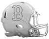 Boston Red Sox Custom Concept White Mini Riddell Speed Football Helmet