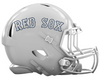 Boston Red Sox Custom Concept White Mini Riddell Speed Football Helmet