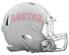 Boston Red Sox Custom Concept White Mini Riddell Speed Football Helmet