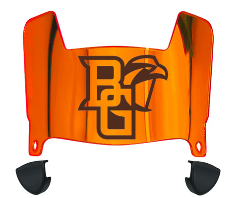 Bowling Green Falcons Mini Football Helmet Visor Shield w/ Clips - PICK VISOR & LOGO COLOR