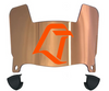 Bowling Green Falcons Mini Football Helmet Visor Shield w/ Clips - PICK VISOR & LOGO COLOR