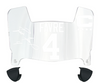 Brett Favre Green Bay Packers Mini Football Helmet Visor w/ Clips - PICK COLOR