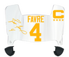 Brett Favre Green Bay Packers Mini Football Helmet Visor w/ Clips - PICK COLOR